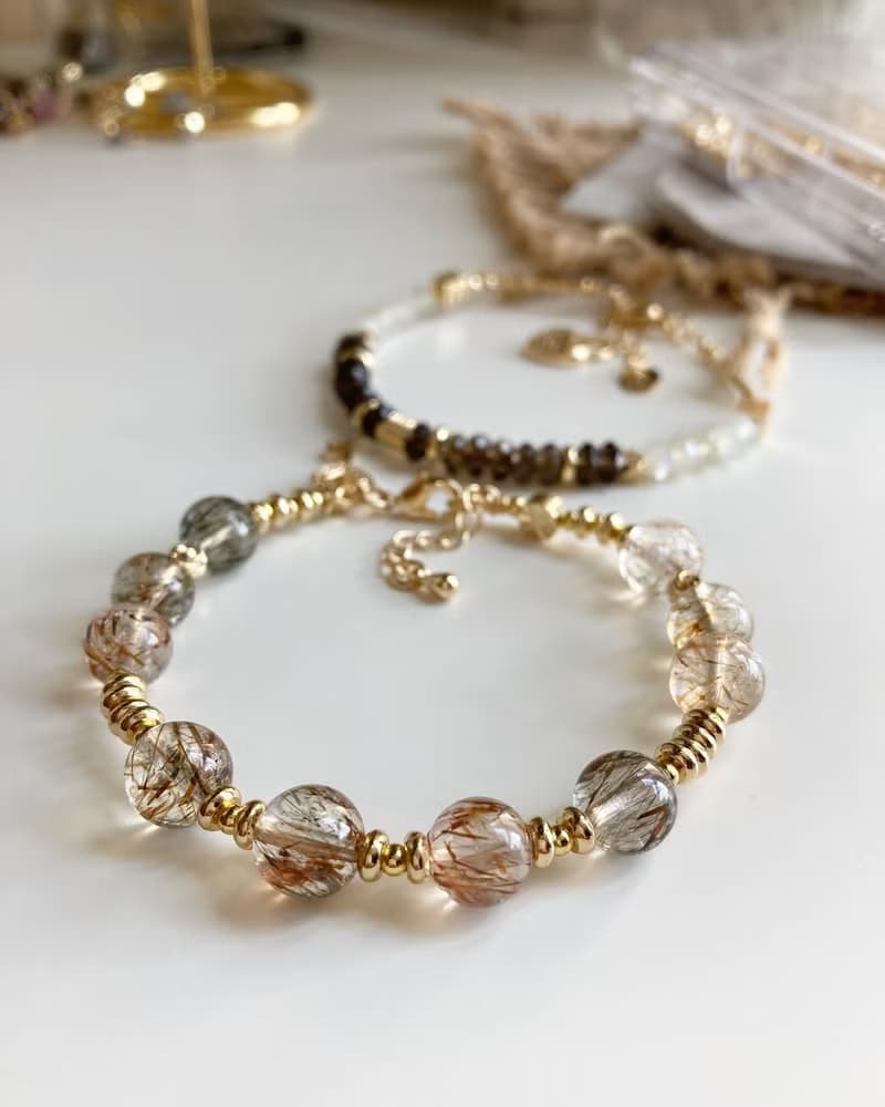 提升事業運招貴人財運天然黑金超級七手鏈