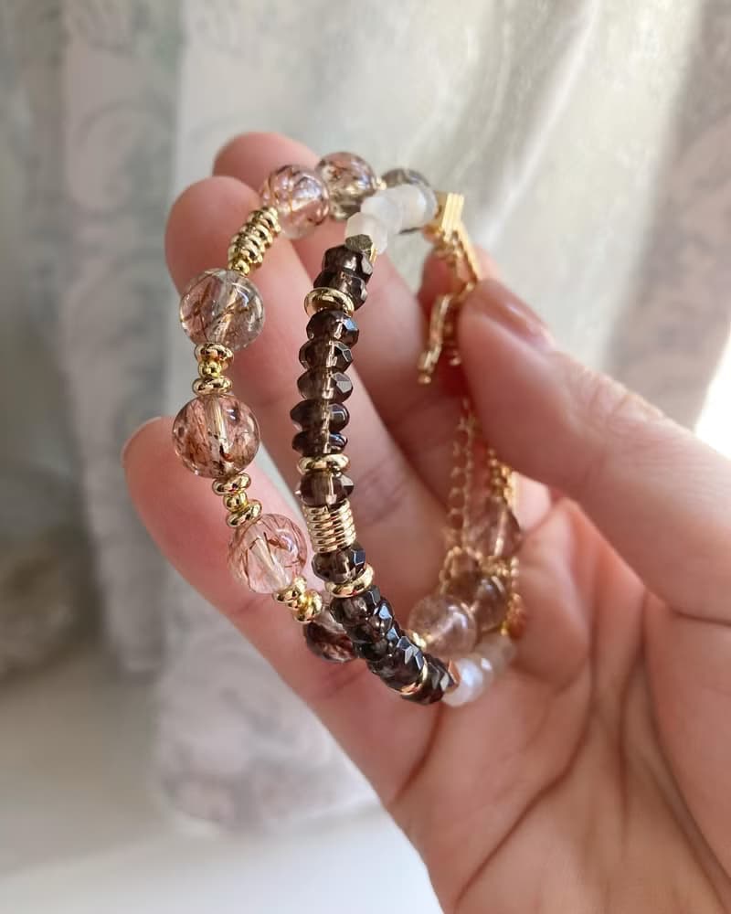 提升事業運招貴人財運天然黑金超級七手鏈