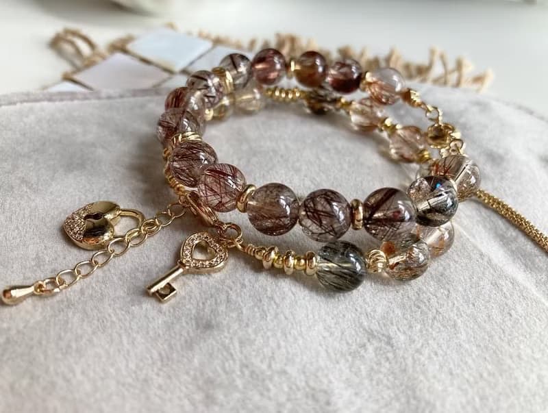 提升事業運招貴人財運天然黑金超級七手鏈