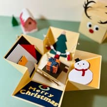手作聖誕麋鹿禮物盒/材料包附教學影片