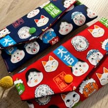 【現貨】開運祈福環保紅包袋 福神招財貓 2色