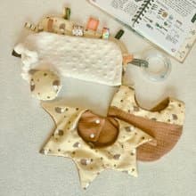 刺蝟禮盒彌月禮 l 安撫巾 l 圍兜兜