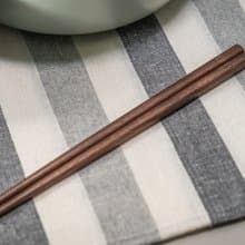 Islandoffer島嶼製作 實木黑胡桃木筷子1對 木系餐具 (一件)