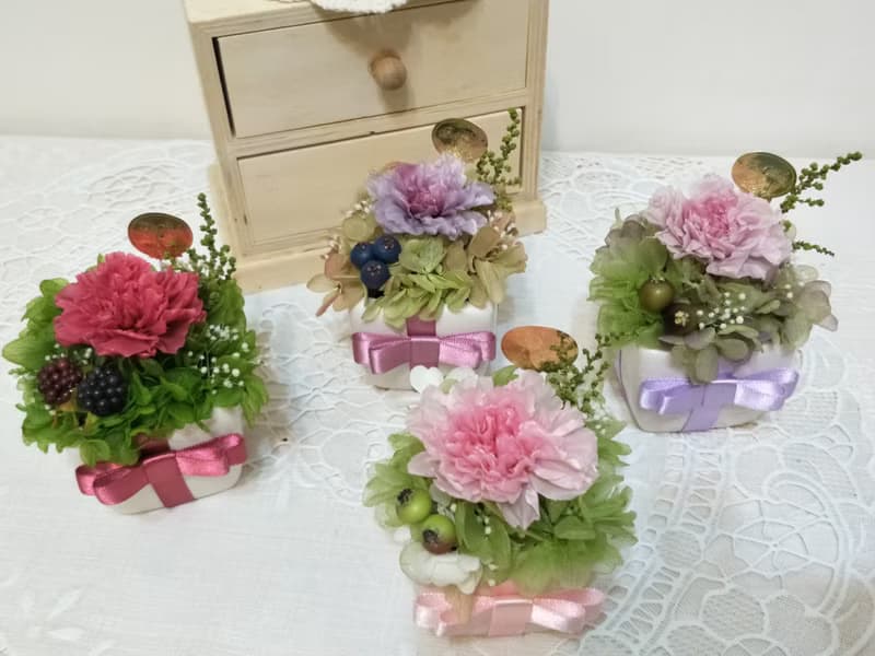 l 小心意迷你康乃馨不凋花禮 l *感恩*感謝*永生花*禮物*母親節*