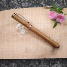綠檀木  原木 手工筆 鋼筆