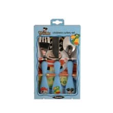 英國Rayware可愛海盜圖案兒童用安全不銹鋼刀叉湯匙餐具組