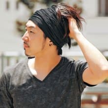 RAYON ビスコース アレンジ ターバン ヘアバンド 無地 | ユニセックス フリーサイズ オールシーズン