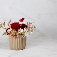 幾何奶茶系列 永生花 乾燥花 生日禮物 母親節禮物 開幕送禮 升遷