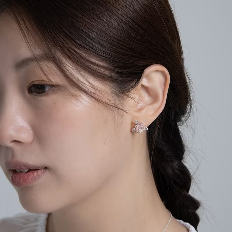 haime samanda rose earring (coral)
