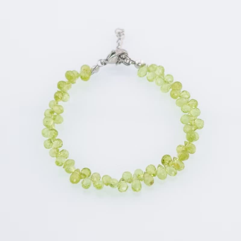 寶麗金珠寶-天然橄欖石手鍊