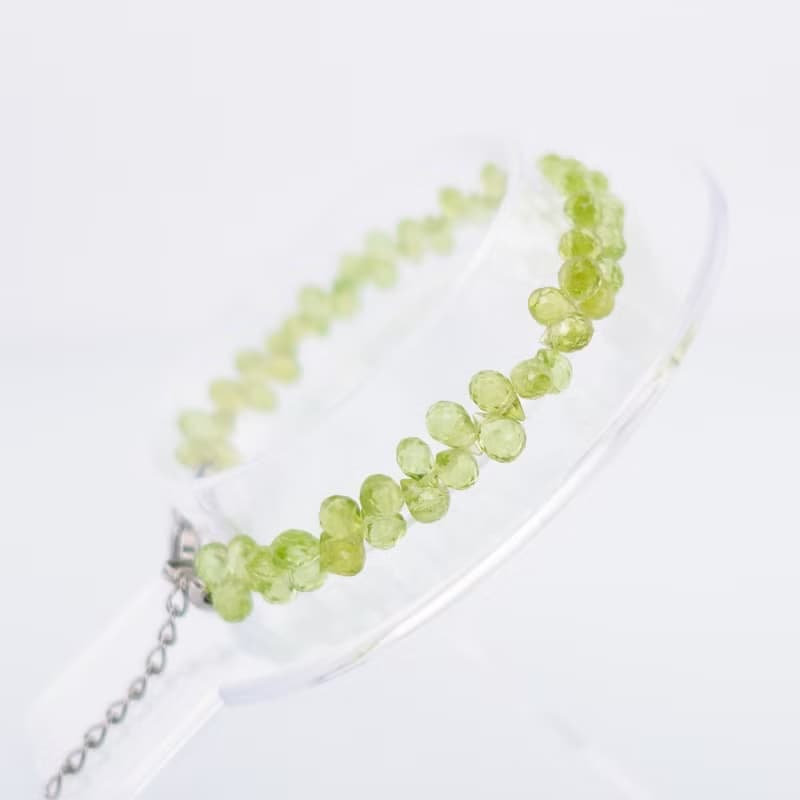 寶麗金珠寶-天然橄欖石手鍊