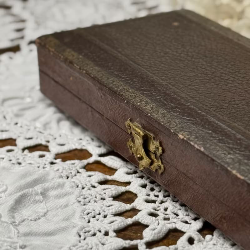 50576-絕美法國古董雕花密涅瓦純銀柄餐具組