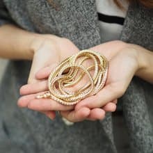 Chain Strap : Gold chain for small bag or wallet