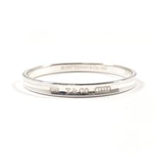 【日本直送 中古美品】ティファニー TIFFANY&Co. バングル ブレスレット 1837 ナロー シルバー925 アクセサリー