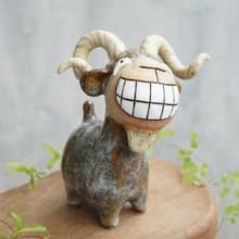 Goat, handmade ceramics, Smiling Goat