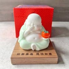 萬柿如意 生日禮物 入厝禮物 退休禮物 開店送禮 招財禮物 彌勒佛