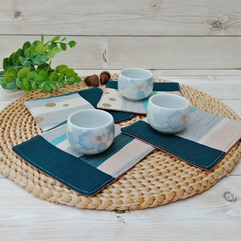 【QQ拼接杯墊】4入