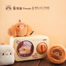 RELAX TIME 茶浣熊聯名l 烤箱款(RT-122C-02)鬧鐘 居家 禮物 桌鐘
