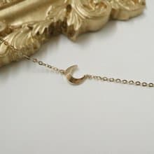 月牙亮面14K金手鍊