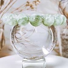 【翠祖母晶】高淨度薄荷翠綠祖母晶 天然石手串手鍊