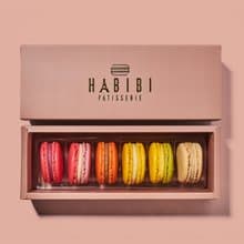 【HABIBI馬卡龍】6入黑巧克力系列