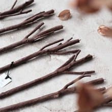 純手工樹枝造形蠟燭