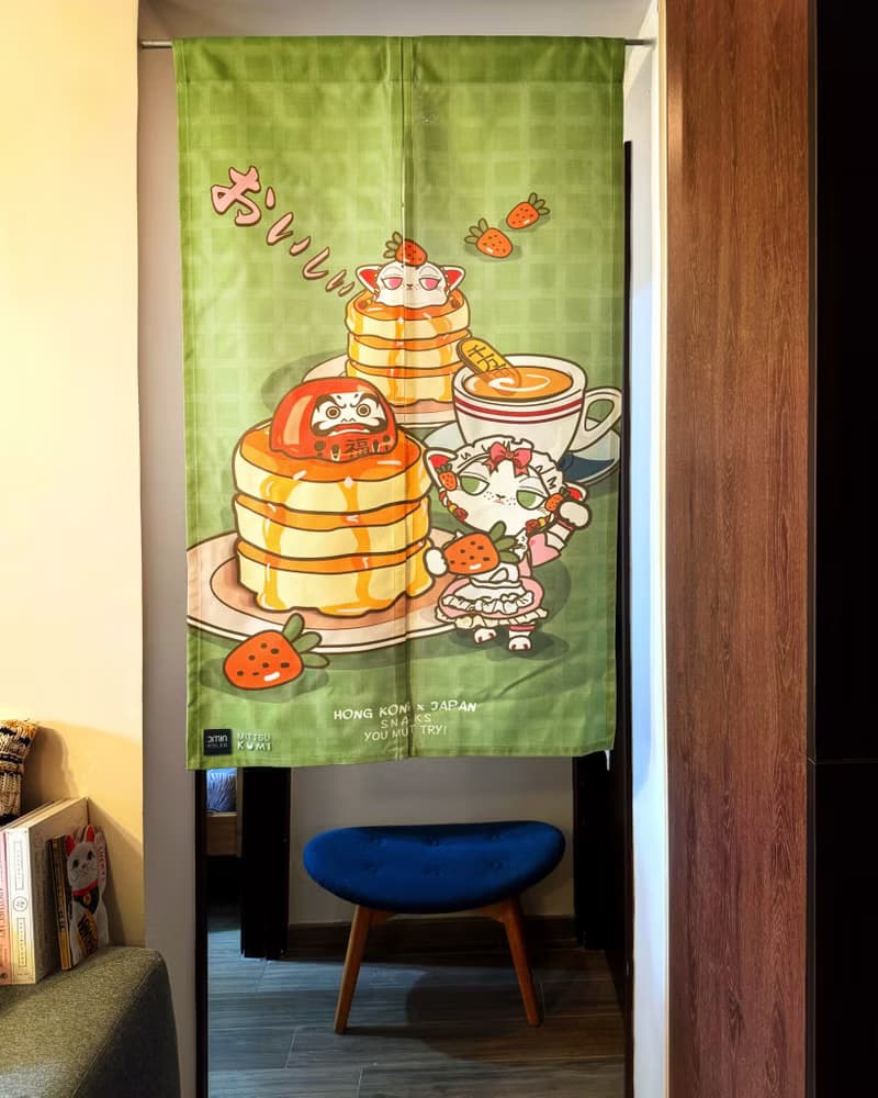 招財貓 Mittsu Kumi 布藝門簾