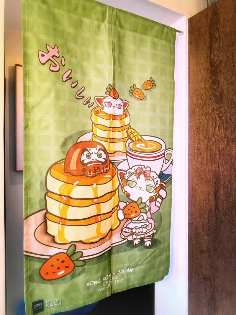 招財貓 Mittsu Kumi 布藝門簾