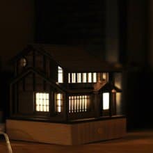 【日式夜燈-井宿二/老湯屋】床頭燈/桌面擺件/原創設計/USB