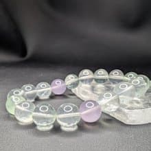 彩螢石 11mm 手串 手鍊 天然水晶 水晶