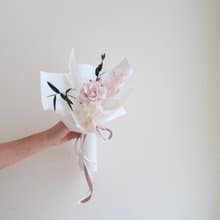 單朵永生玫瑰花束 單支玫瑰花束 永生花花束 台中永生花