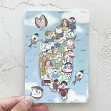 蛋蛋遊臺灣 明信片