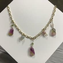 招財旺夫I西瓜碧璽電氣石Tourmaline14K手鏈I糖果花花I情人節禮物