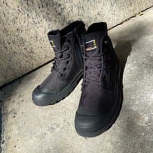PALLADIUM PAMPA RECYCL LT+ WP+ 拉鍊防水靴 黑 74066
