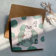 廢貓貓 萬用卡片 生日卡片