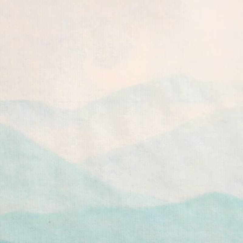 月亮船小夜燈/畫作群山遠影1號/創意聖誕禮物