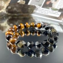 虎虎生風 | 虎眼石 金曜石 | 自信與勇氣的象徵 | 男士水晶手鍊