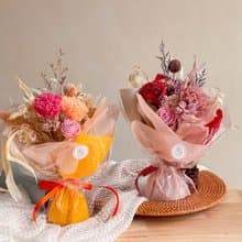 畢業來點—蛋糕沙拉 x 不凋乾燥花花束