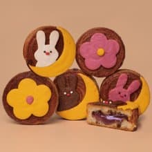 【冷凍包裝/寄送店取】中秋限定禮盒預購 兔兔奔月軟餅乾圓可頌