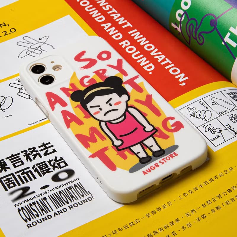 AUG8 STORE 憤怒小男 SoAngry 霧面iPhone手機殼&手機
