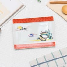 【九谷燒】青郊窯神話故事長盤-輝夜姬