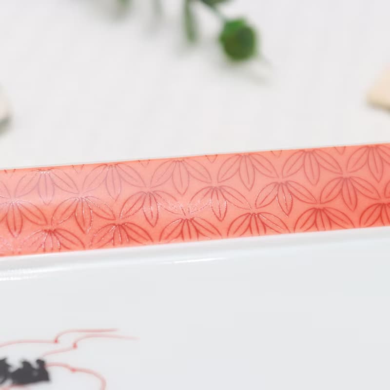 【九谷燒】青郊窯神話故事長盤-輝夜姬