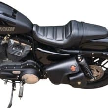 Harley-Davidson Motorcycle Saddle Bag for Sportster (Left Side) Genuine Leather