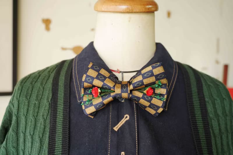 古董領帶改製手工領結-Last Dance-紅玫瑰版-情人節禮物