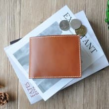 經典短夾 ∣ 義大利 Buttero頂級植鞣革 ∣ 手工縫製