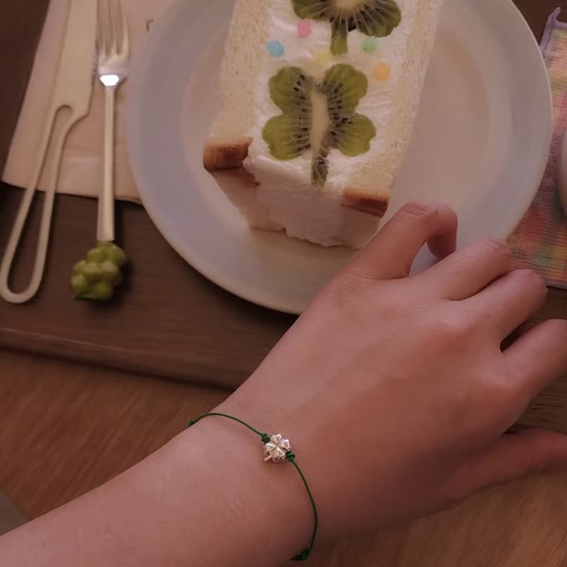 C.B_103 Clover silver bracelet