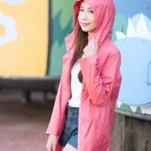 unni粉紅佳人防水風衣 雨衣 raincoat 雨風衣 防風 防潑水 風衣