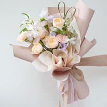 白色情人節 玫瑰花束  韓式花束  生日花束 女友禮物