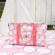 防潑水旅行收納提袋 游泳袋  粉色氣球款 台灣手工製造