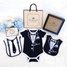 PUREST 西裝小紳士完美禮盒組 寶寶彌月禮 嬰兒 新生兒 送禮推薦